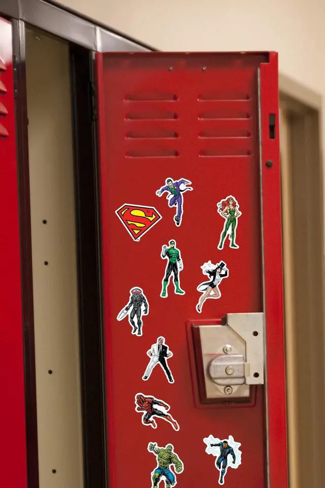 Alt view image 6 of 6 - Justice League Characters 50 Vinyl Stickers Waterproof Die-Cut Decals Car