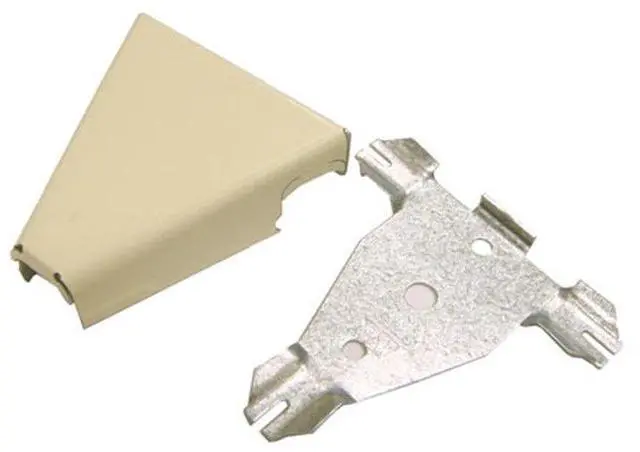 Main image of Legrand V5715 Raceway Metallic Tee Fitting Steel Cable Raceway 2-1/2", Ivory