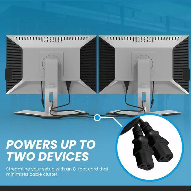Alt view image 7 of 7 - IronBox Electric L6-30P to 2X C13 Splitter Power Cords - 15A/250V, 14 AWG, 14/3 SJT - UL Listed Power Supply Cable - Heavy Duty Power Plug and Cord for Computer, Data Centers, Generator & More (8 ft)