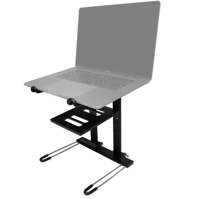 Alt view image 4 of 7 - Folding DJ Uber Laptop Stand Computer Table Top Mount Holder w Bag