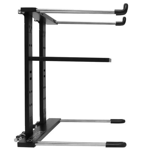 Alt view image 2 of 7 - Folding DJ Uber Laptop Stand Computer Table Top Mount Holder w Bag