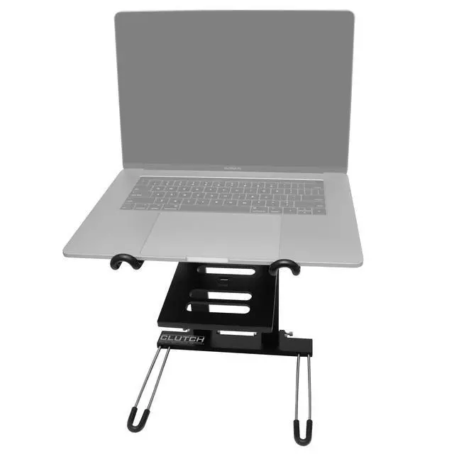 Alt view image 3 of 7 - Folding DJ Uber Laptop Stand Computer Table Top Mount Holder w Bag