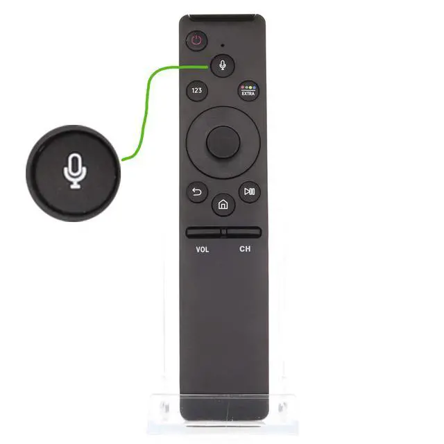 Alt view image 4 of 5 - BN59-01266A RMCSPM1AP1 | RR1298A Voice Remote for Samsung 4k Smart TVs Replacement Remote Control