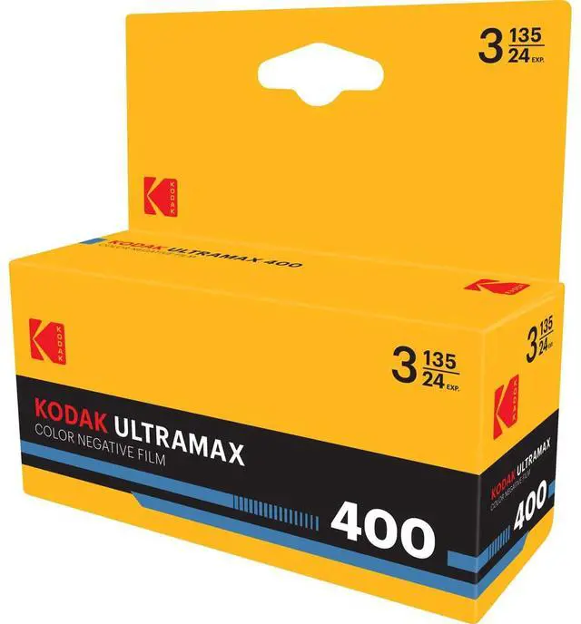 Main image of UltraMax 400 Color 135 Negative Roll Film, 24 Exposures, 3-Pack