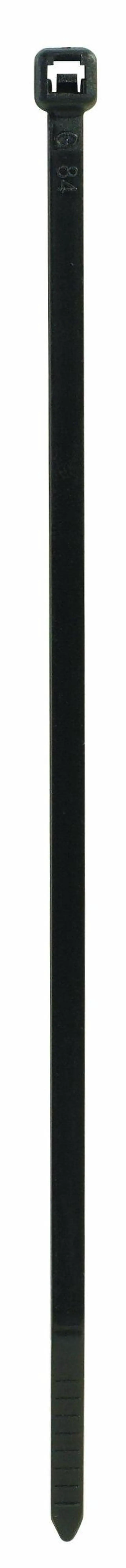 Main image of Nylon UV Stabilized Cable Tie, 8" L x 1/4" W, Black, Case of 100 (CTUV8120)
