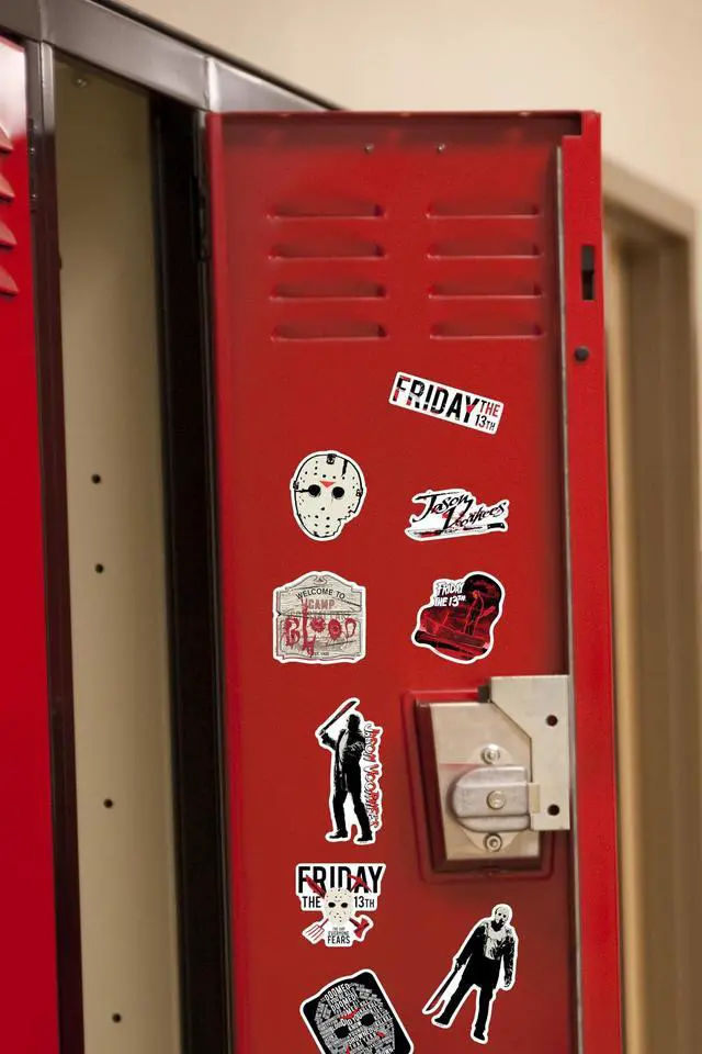 Alt view image 6 of 6 - Friday the 13th 200 Vinyl Stickers Waterproof Die-Cut Decals Laptop Car