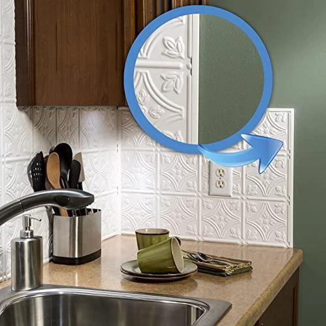 Alt view image 3 of 5 - 47 in Vinyl J Trim Matte White (5 Pack) | Decorative Vinyl Trim