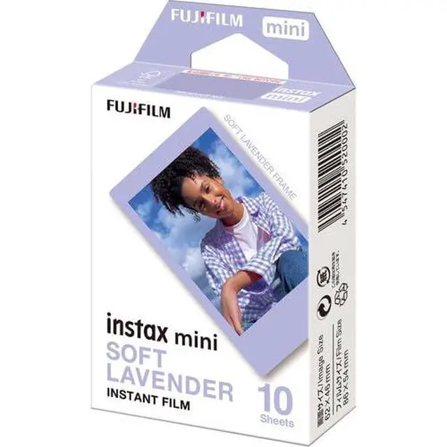 Alt view image 3 of 4 - INSTAX MINI Soft Lavender Film 40 Exposures Bundle | For Instant Photos, Scrapbooks & Sharing | Includes Cleaning Cloth