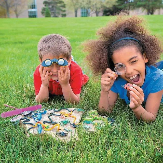 Alt view image 4 of 7 - 12 Plastic Kids Binoculars, Asst Colors, Party Favors, Pretend Play | Assorted Colors
