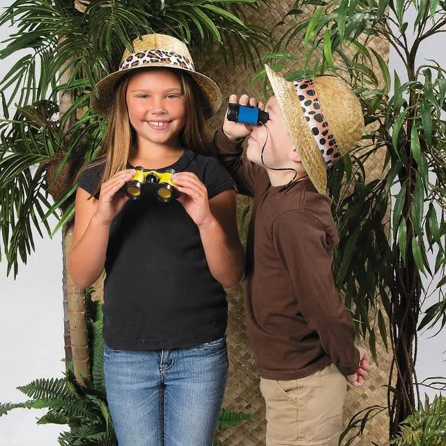 Alt view image 3 of 7 - 12 Plastic Kids Binoculars, Asst Colors, Party Favors, Pretend Play | Assorted Colors