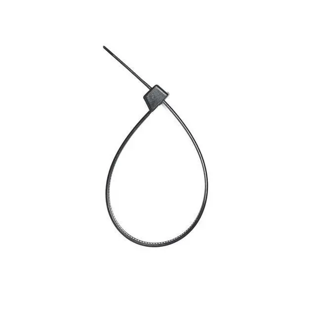 Alt view image 7 of 7 - 8-inch UV Resistant Black Multi-Purpose Zip Tie, 120-lb Tensile Strength, UL 21S Listed, 100-Pack