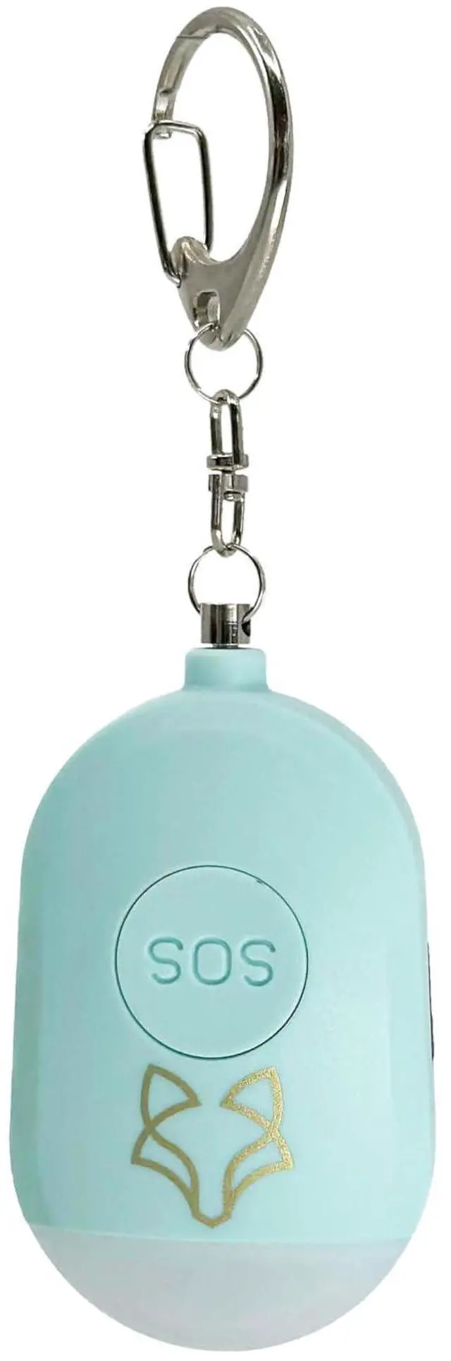 Main image of FoxyAlarm - Smart Personal Safety Alarm with Flashlight and SOS Feature (Blue)