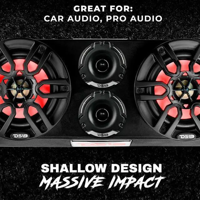 Alt view image 4 of 7 - PROTWZ1S 3.8" ShallowMount Super Bullet Compression Tweeter 1" Aluminum Voice Coil, 100W RMS 4Ohm, 105dB - Pair