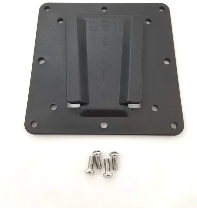 Main image of International 75x75mm & 100x100mm Black Polymer (Plastic) RV TV Bracket | Polymer Wall Mount Sold Separately | Max. 30# TV Weight