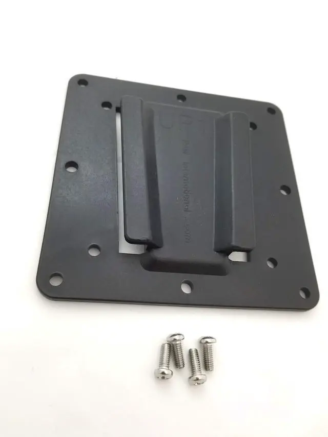 Alt view image 2 of 3 - International 75x75mm & 100x100mm Black Polymer (Plastic) RV TV Bracket | Polymer Wall Mount Sold Separately | Max. 30# TV Weight