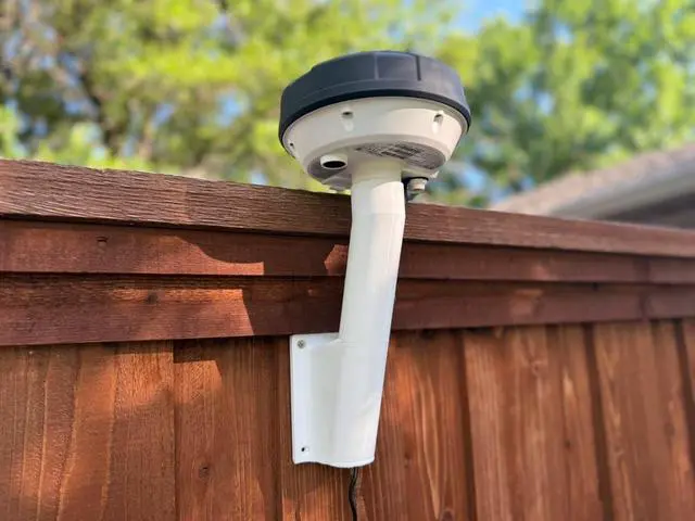 Alt view image 3 of 7 - RTK Antenna Wall Mount for Mammotion Luba 2 & Yuka - Heavy-Duty Outdoor Bracket for Optimal Signal