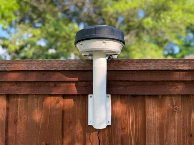 Alt view image 4 of 7 - RTK Antenna Wall Mount for Mammotion Luba 2 & Yuka - Heavy-Duty Outdoor Bracket for Optimal Signal