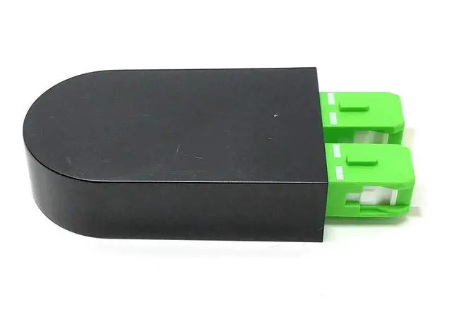 Alt view image 5 of 6 - SC Fiber Optic APC Singlemode 9/125 Loopback Adapter Tester Cable