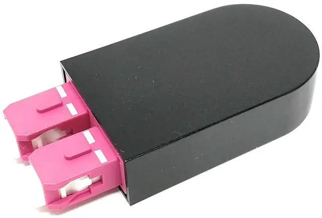 Main image of SC Fiber Optic 40Gb OM4 Multimode 50/125 Loopback Adapter Tester Cable - Magenta