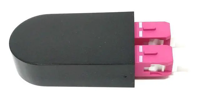 Alt view image 3 of 3 - SC Fiber Optic 40Gb OM4 Multimode 50/125 Loopback Adapter Tester Cable - Magenta