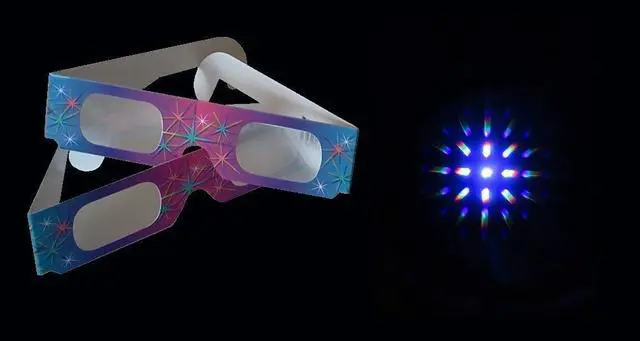 Main image of Fireworks Diffraction Glasses - 10 Pair