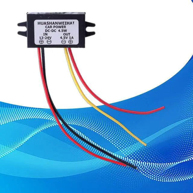 Alt view image 2 of 7 - 12V-24V to 4.5V 1A Step Down Power Supply Module Power Converter Module Synchronous for 4.5V LED Lights Remote Control