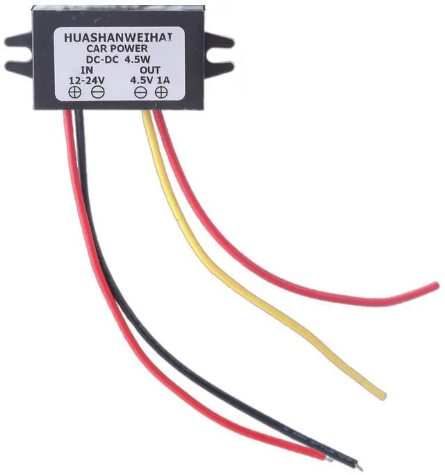 Main image of 12V-24V to 4.5V 1A Step Down Power Supply Module Power Converter Module Synchronous for 4.5V LED Lights Remote Control