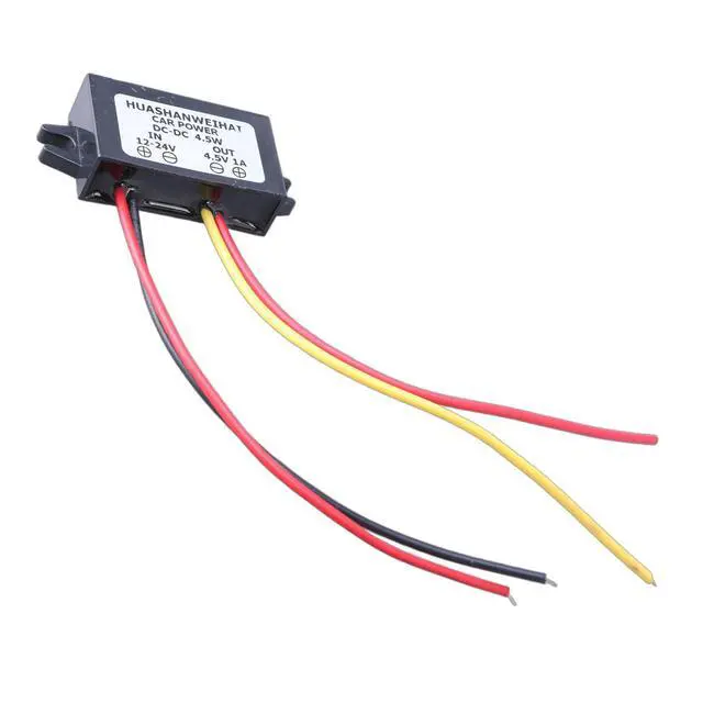 Alt view image 7 of 7 - 12V-24V to 4.5V 1A Step Down Power Supply Module Power Converter Module Synchronous for 4.5V LED Lights Remote Control
