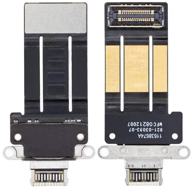 Main image of Charging Port USB Charger Dock Connector Type C Flex Cable Replacement for iPad Pro 12.9 6th Gen (2022) A2764 A2437 A2436 USA (Sliver)
