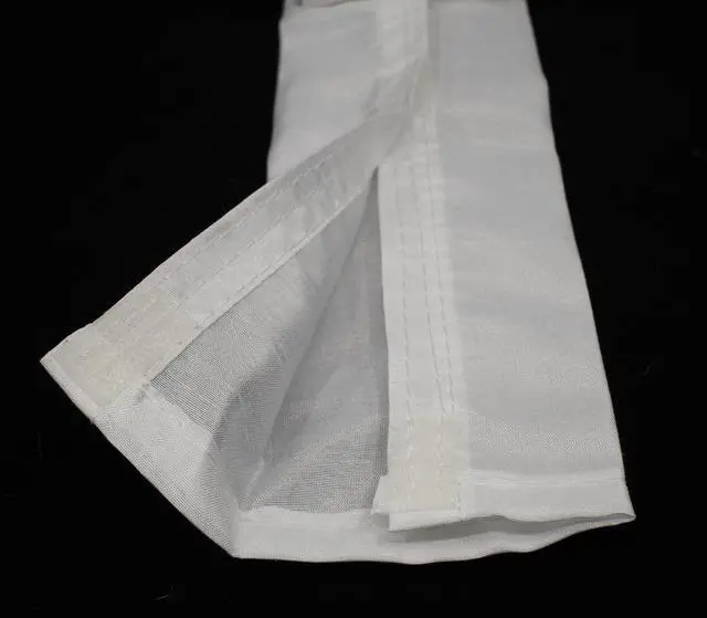 Alt view image 2 of 3 - 5 Foot Silk Fabric Chandelier Chain Cord Cover with Velcro Closure, Off White