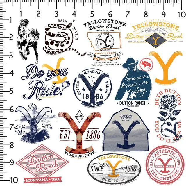 Alt view image 2 of 6 - Yellowstone 2nd 200 Vinyl Stickers Waterproof Die-Cut Decals Laptop Car