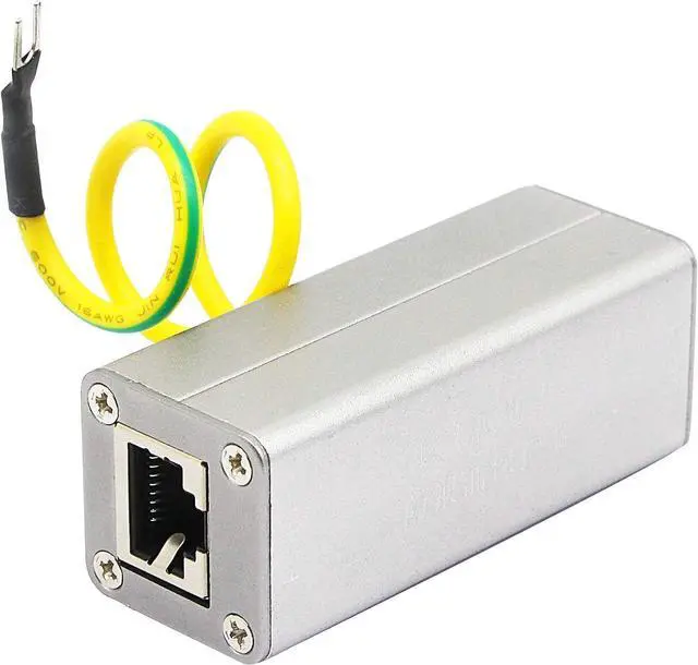 Main image of Outdoor Ethernet POE+ / RJ-45 Surge Protector (Shielded) for Thunder & Lightning Protection (Gigabyte)