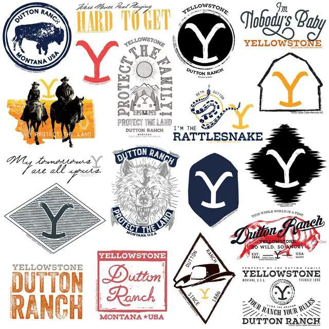 Alt view image 4 of 6 - Yellowstone 2nd 200 Vinyl Stickers Waterproof Die-Cut Decals Laptop Car