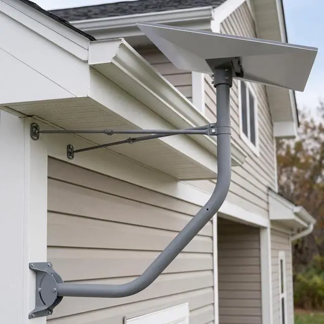 Alt view image 2 of 5 - Under Eave Mount Kit Compatible with Starlink Standard 4 and 4X Dish
