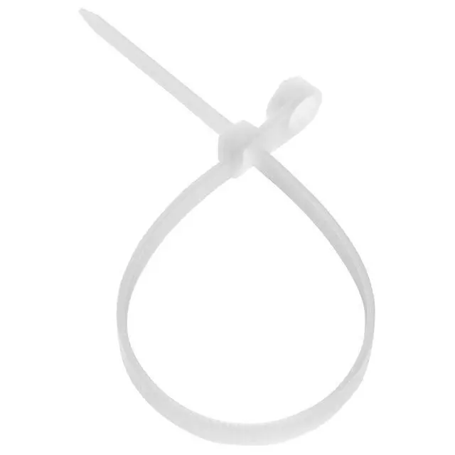 Alt view image 2 of 3 - 15 Inch Nylon White Mount Head Cable Tie,120 Lbs Tensile, 100-Pack