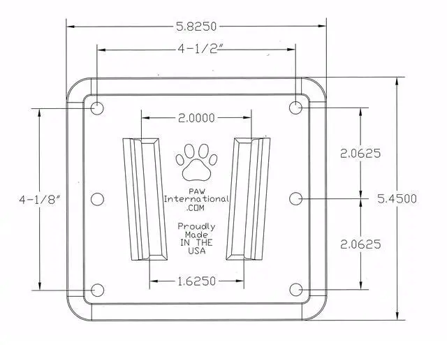 Alt view image 5 of 6 - International RV TV Bracket Black 3 Piece Set | 1-Polymer TV Bracket (VESA 100x100mm) | 2-Black Polymer Wall Mounts