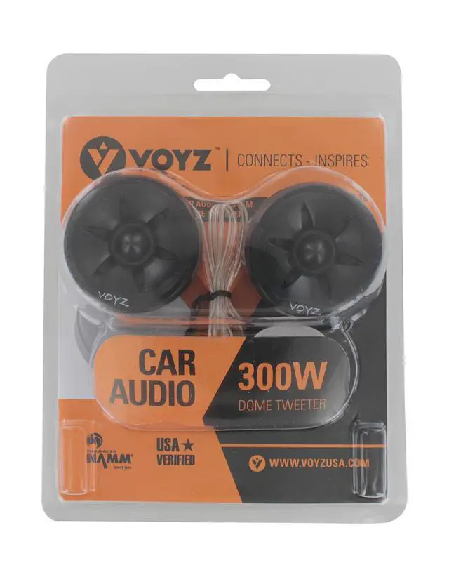 Alt view image 6 of 7 - High Performance Tweeters 1.6" 300 Watts Max Power Output - 4-8 ohm for Car Audio Super High Frequency Silk/Polymer Composite Dome Tweeter Kit (1 Pair)