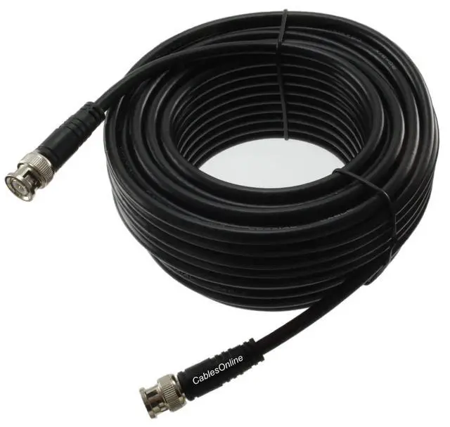 Alt view image 2 of 5 - CablesOnline, 50ft RG8X Pure Copper with BNC Male to BNC Male Connector 50 ohm Coaxial Cable, R-BX050C