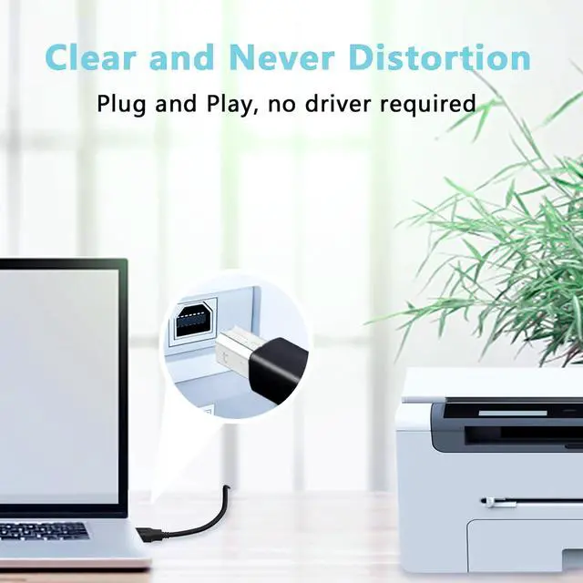 Alt view image 4 of 5 - 6ft USB 2.0 Power Cord Cable Compatible with Alesis V49 49-Key USB-MIDI Keyboard Controller
