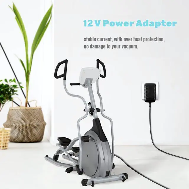Alt view image 4 of 5 - 12V 2A AC Power Adaptor for Vision Fitness Elite X6200 HRT Folding Elliptical Power Supply Cord Cable PS Battery Wall Home Charger