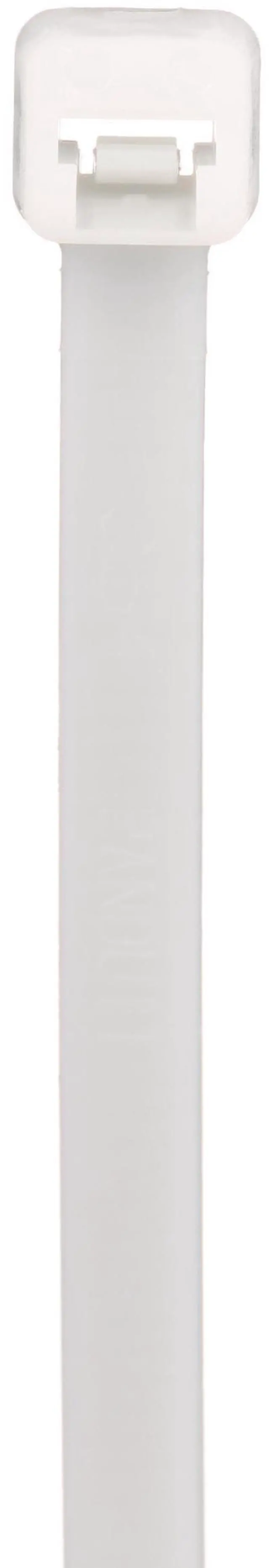 Main image of PLT2S-M Cable Tie, Standard, Nylon 6.6, 7.4-Inch Length, Natural (1,000-Pack)