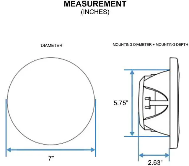 Alt view image 7 of 7 - 6.5" 180 Watt Max 2-Way High-Performance Charcoal Speaker (Pair)
