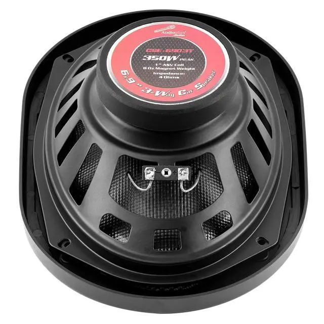 Alt view image 6 of 6 - 6 X9 3-Way Component Car Speaker (CSE-6903T), High Performance, 350W Max Power, 50mm PEI Tweeter, 4 Ohm, 1" ASV Voice Coil, Competition Grade PP Cone (Sold in Pairs)