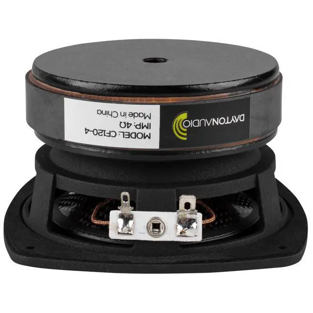 Alt view image 2 of 3 - CF120-4 4-1/2" Woven Carbon Fiber Midwoofer 4 Ohms