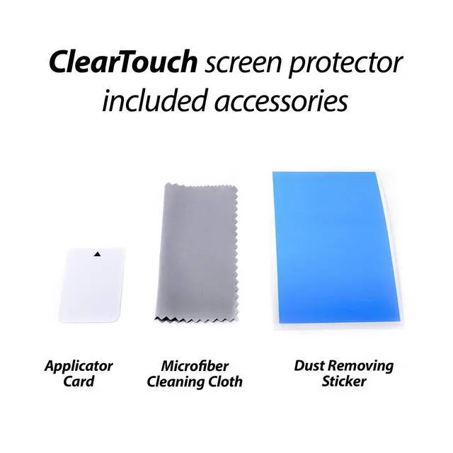 Alt view image 6 of 7 - Screen Protector Compatible with Sylvox Waterproof Portable TV PT16A0KGGB (15.6 in) - ClearTouch Anti-Glare (2-Pack), Anti-Fingerprint Matte Film Skin