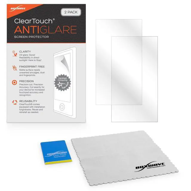 Alt view image 7 of 7 - Screen Protector Compatible with Sylvox Waterproof Portable TV PT16A0KGGB (15.6 in) - ClearTouch Anti-Glare (2-Pack), Anti-Fingerprint Matte Film Skin
