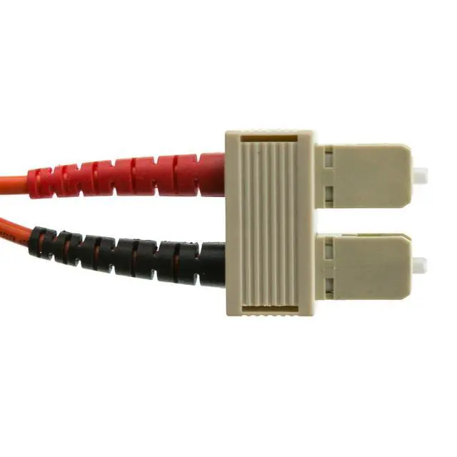 Alt view image 3 of 5 - Fiber Optic Cable, 1 Meter (3 feet) SC to SC Subscriber Connector Duplex 62.5/125 OM1 Multi-Mode Fiber Optic SC/SC Optical Connection Cable