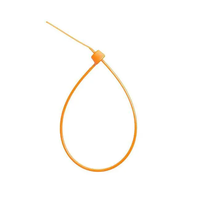 Alt view image 7 of 7 - 8-Inch Fluoresent Orange Nylon Multi-Purpose Zip Ties - 75-lb Tensile Strength Cord Management - UL 21S Listed Tie Wraps - Indoor Multi-Purpose (100-Pack)