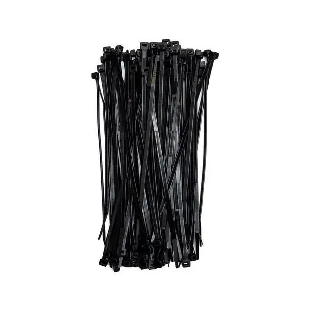 Alt view image 7 of 7 - 8-Inch Black Nylon Multi-Purpose Zip Ties - 75-lb Tensile Strength Cord Management - UL 21S Listed Tie Wraps - UV Resistant, Indoor & Outdoor Multi-Purpose (100-Pack)