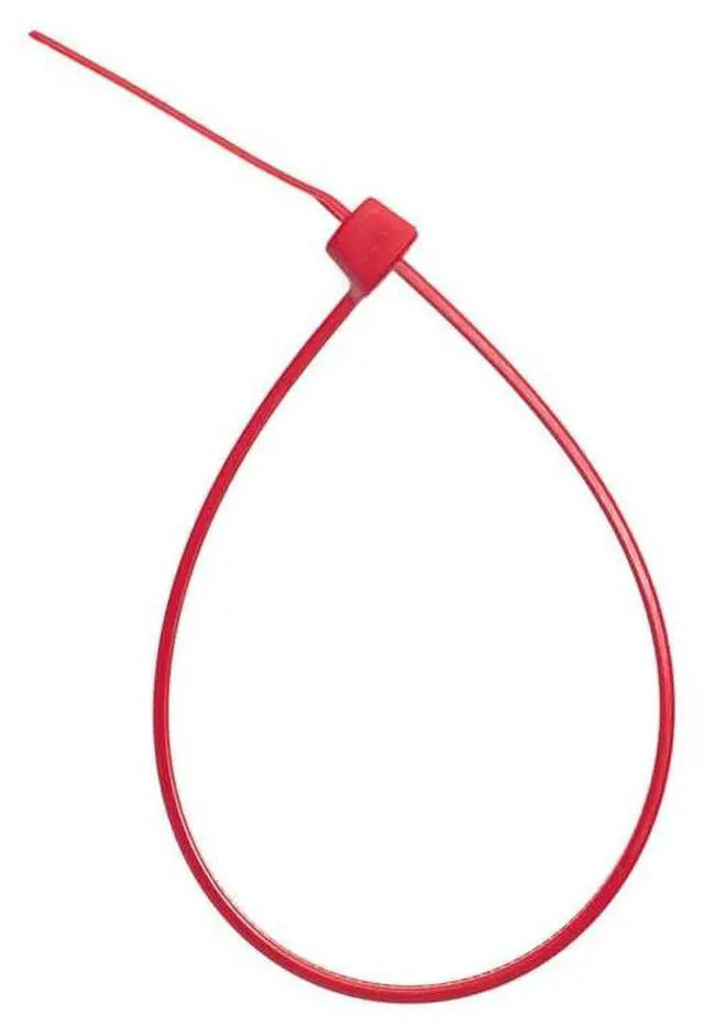 Alt view image 7 of 7 - 8-Inch Red Nylon Multi-Purpose Zip Ties - 75-lb Tensile Strength Cord Management - UL 21S Listed Tie Wraps - Indoor Multi-Purpose (100-Pack)
